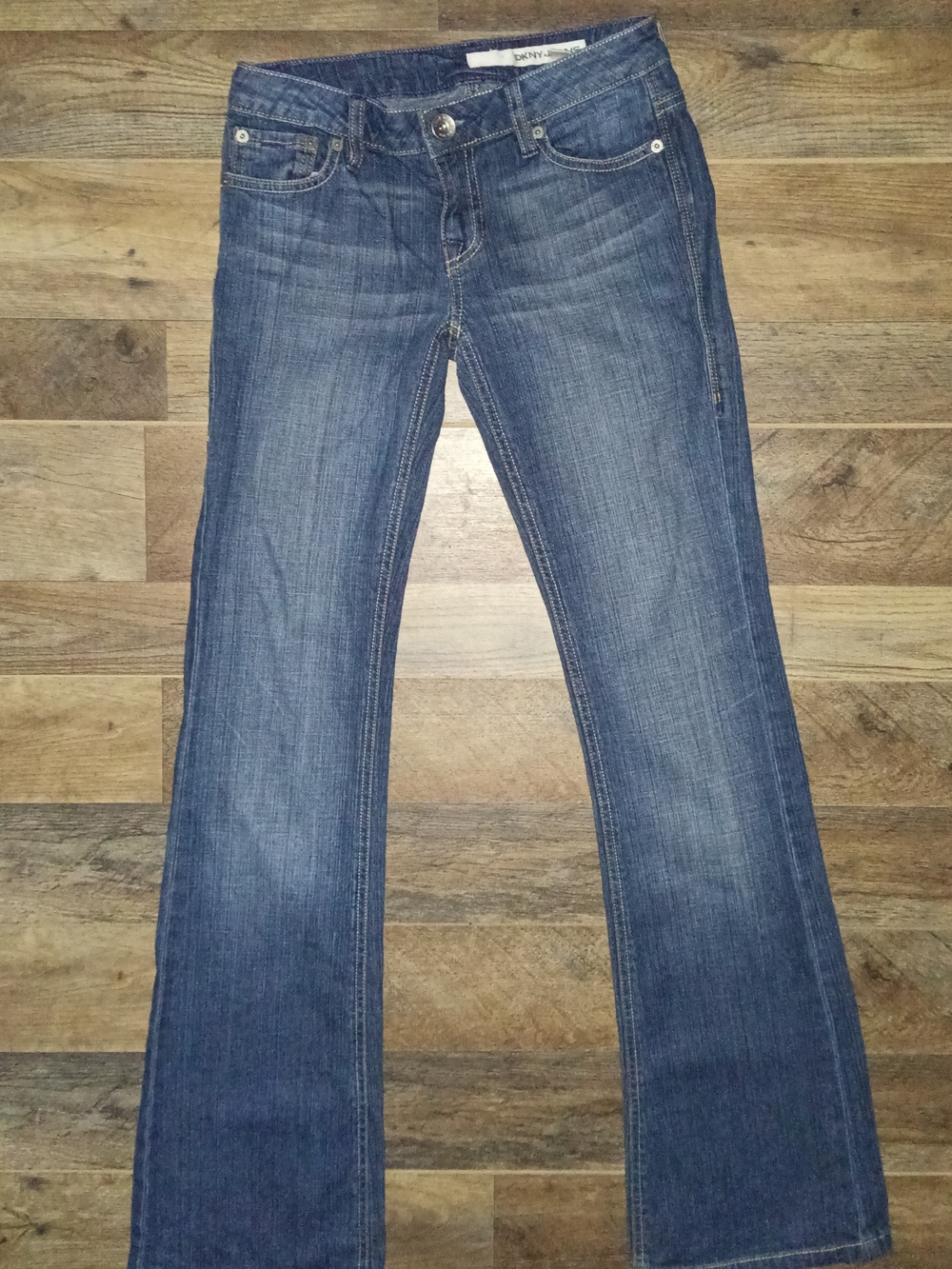 DKNY Jeans Women's Dark Blue Bootcut Jeans 24 R